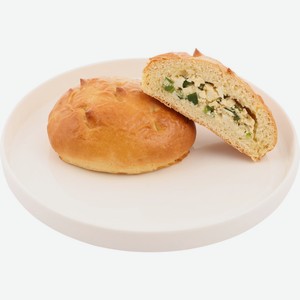 Пирожок Домашний с зеленым луком и яйцом ЛЕНТА FRESH, Россия, 100 г