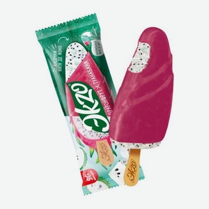 Мороженое Драгонфрут-Гуанабана эскимо с кусочками ната де коко Экзо 70г