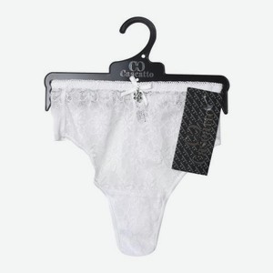 Женские трусы стринги бесшовные белые кружевные р.s-xl Vilena в ассортименте