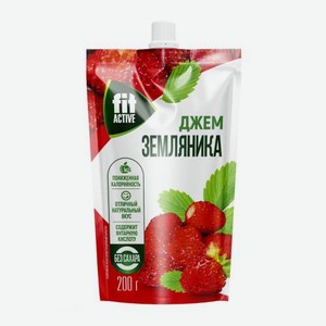 Джем Fitaktive Земляника без сахара 200г