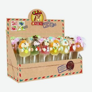 Мармелад желейный на палочке Мармеладная Сказка 20г в ассортименте