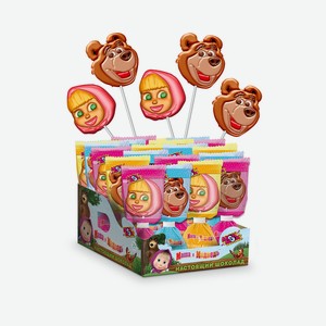 Шоколадная Фигурка С Печеньем Маша И Медведь 24г