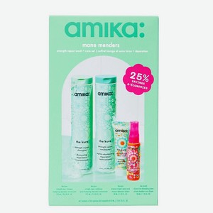 AMIKA Набор Mane Menders Strength Repair Wash + Care Set, 4 шт.