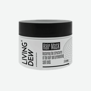LIVING DEW Маска для волос восстановление, 200 мл