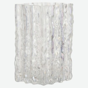 Ваза Actuel Лед стеклянная белая, 21 см