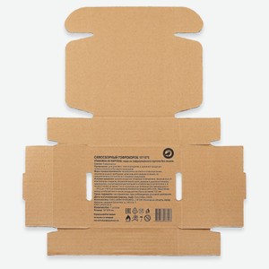 Самосборный гофрокороб АШАН Красная птица, 15х15х5 см