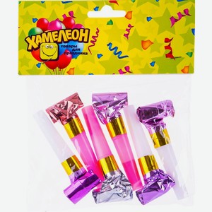 Дудка-язычок Хамелеон 6шт., 6 шт