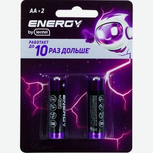 Элемент питания ENERGY BY LENTEL Alkaline battery AA LR6-2B, Китай
