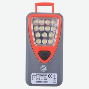 Фонарь светодиодный АШАН Красная птица Красная с магнитом, 14 LED