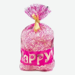 Пакет подарочный из полипропилена с цветной печатью, 20х35 см