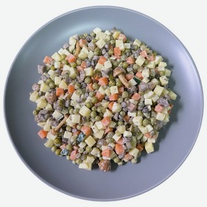 Оливье с жаренными шампиньонами постный, кг