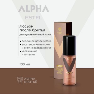 ESTEL Лосьон после бритья для чувствительной кожи ALPHA, 100 мл