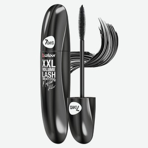 7DAYS Тушь для ресниц, удлиняющая бургунди B.COLOUR, 01 Smoky Eyes Black