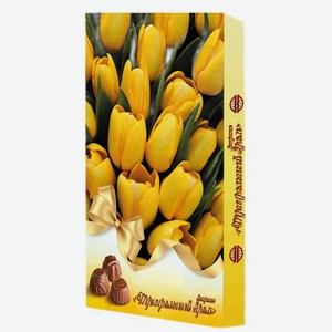 Конфеты Карусель вкуса Тюльпаны с начинкой трюфельный крем,