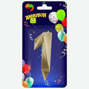 Свеча Грань Цифра 1-4 в ассортименте