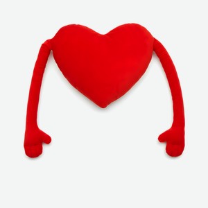 Игрушка мягкая ONE TWO FUN Сердце красное с руками