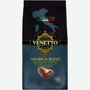 Кофе в зернах Venetto Arabica Blend жареный 250г, 250 г