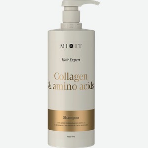 Шампунь MIXIT Collagen&Amino acids для блеска и придания силы волосам, 1000мл