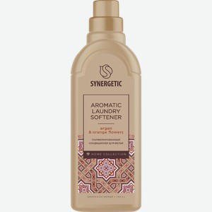 Кондиционер для белья SYNERGETIC Аргановое масло и цветы апельсина, 750мл