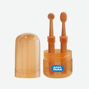 Зубная щетка классическая Мама Тама от 3 лет 2 шт.