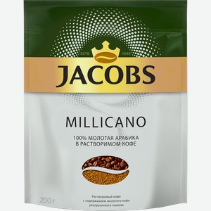 Кофе растворимый Jacobs Millicano натуральный сублимированный 200 г
