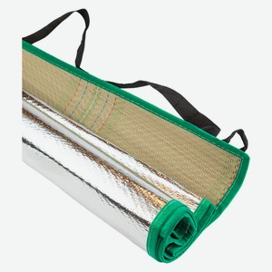 Коврик соломенный с подложкой из фольги 180х60см