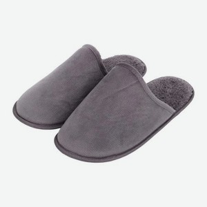 Мужские тапочки серые р.44-45 закрытые