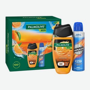 Подарочный набор Гель для душа цитрус 250мл + Дезодорант 150мл Palmolive Men в ассортименте