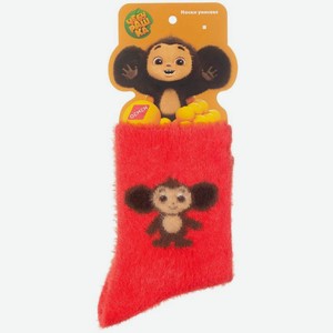 Носки детские махровые красные (16-18см), р26-28