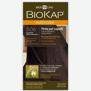 BIOKAP Краска для волос Nutricolor, коричневый (мускатный орех) тон 5.06
