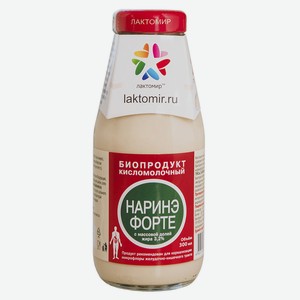 Биопродукт кисломолочный напиток «Лактомир» Наринэ-форте БЗМЖ 3,2% охлажденный, 300 мл