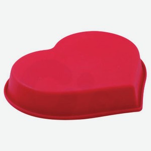 Форма для торта Actuel Сердце силиконовая, 23х24,5х3,6 см