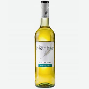 Вино Free Feather Chardonnay безалкогольное полусладкое белое 750мл, 750 мл