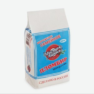 Мороженое пломбир Чистая Линия ванильный апельсин-шоколадная глазурь 12% БЗМЖ 450г, 450 г