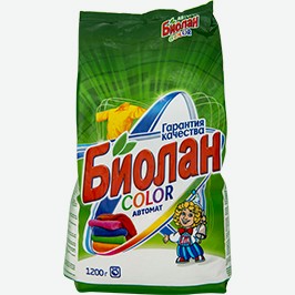 Порошок Для Стирки Биолан, Автомат, Колор, 1,2 Кг
