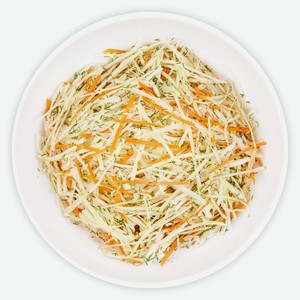 Салат из капусты с зелёным яблоком и морковью, кг