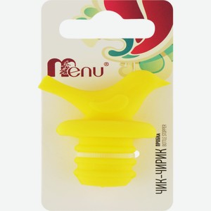 Пробка MENU Чик-Чирик д/открытых бутылок, силикон, 14гр. CHI-01, Китай