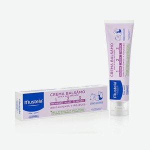 MUSTELA Успокаивающий крем под подгузник 1 2 3 Vitamin Barrier Cream, 50 мл