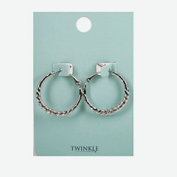 Серьги Silver knot
