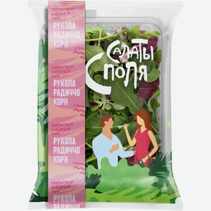 Смесь Прочие Товары из свежих овощей (руккола,радиччо,корн), Россия, 75 г