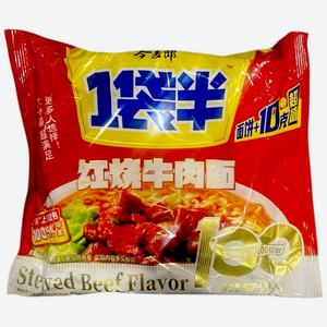 Лапша Jinmailang 1.5 Чашки Тушеная говядина 143 г