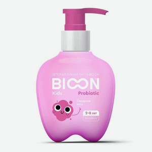 Зубная паста BIO ON с фтором Сахарная вата 200 г