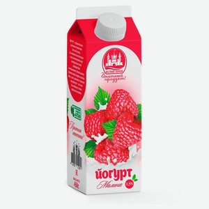 Йогурт Белый Замок Малина 2.5% 450 мл