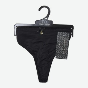 Женские трусы стринги бесшовные черные гладкие р.s-xl Vilena в ассортименте