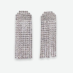 FOROSTINA.K Серьги Дрожь 2.0, цвет: Серебряный