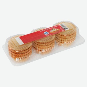 Тарталетки пшеничные для салата «КиТ» 15 шт, 160 г