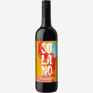 Вино Solano Monastrell Jumilla красное сухое 13% 750мл, 750 мл
