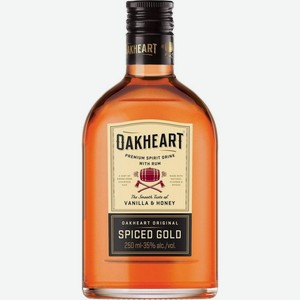 Коктейль Oakheart Original Spiced Gold с ромом 35% 0.25л, 250 мл