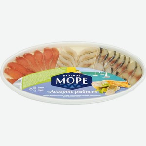 Ассорти Вкусное Море горбуша, сельдь, скумбрия в масле 200г, 200 г