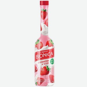 Ликер Bionica клубника-сливки 18,2%, 500мл, 500 мл